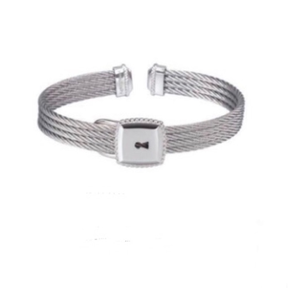 🔆 CHARRIOL Sterling Silver Square Lock bracelet